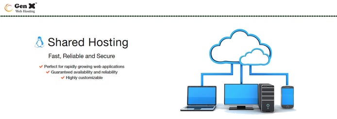Gen X Web Hosting shared hosting graphic Gen X Web Hosting shared hosting graphic