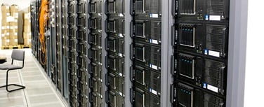Image of servers in a datacenter