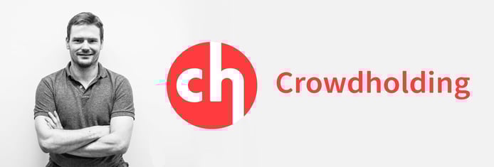 Crowdholding CEO and logo Crowdholding CEO and logo