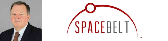 Dennis Gatens headshot and SpaceBelt logo Dennis Gatens headshot and SpaceBelt logo