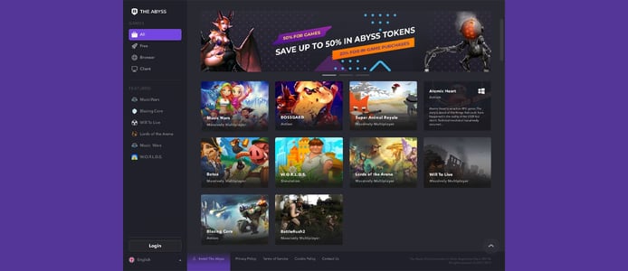 The Abyss platform The Abyss platform