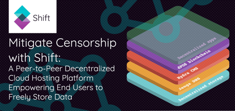 Mitigate Censorship with Shift: A Peer-to-Peer Decentralized Cloud Hosting Platform Empowering End Users to Immutably Store Data Mitigate Censorship with Shift: A Peer-to-Peer Decentralized Cloud Hosting Platform Empowering End Users to Immutably Store Data