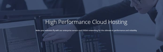 Screenshot of OneHost Cloud banner Screenshot of OneHost Cloud banner