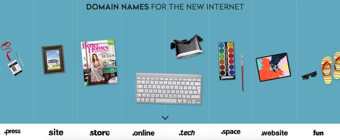 Screenshot of Radix domains