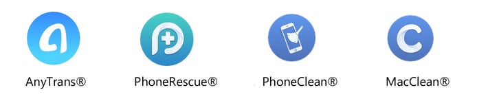 iMobie app logos iMobie app logos