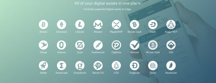 Support for multiple digital assets Support for multiple digital assets