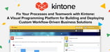 Fix Your Processes and Teamwork with Kintone: A Visual Programming Platform for Building and Deploying Custom Workflow-Driven Business Solutions