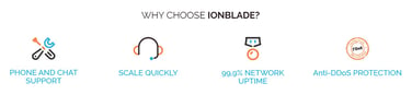 Screenshot of Ionblade features
