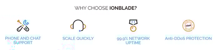 Screenshot of Ionblade features Screenshot of Ionblade features