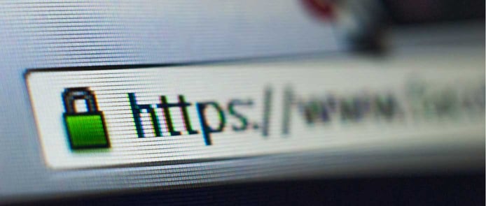 Screenshot illustration of website using HTTPS Screenshot illustration of website using HTTPS