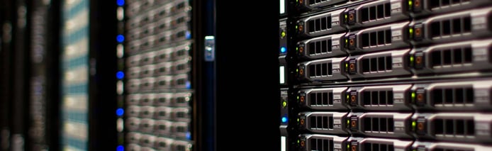 Image of servers in a datacenter Image of servers in a datacenter