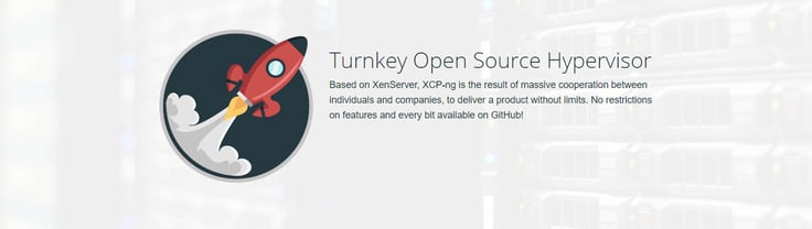 Graphic representing the turnkey open-source hypervisor