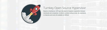 Graphic representing the turnkey open-source hypervisor