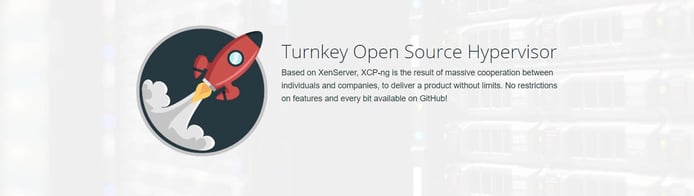 Graphic representing the turnkey open-source hypervisor Graphic representing the turnkey open-source hypervisor