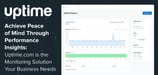 Achieve Peace of Mind Through Performance Insights: Uptime.com is the Monitoring Solution Your Business Needs