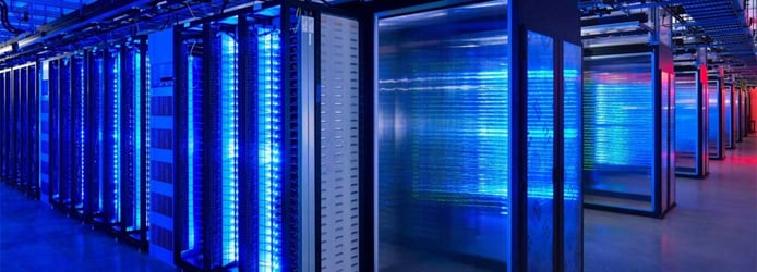 Image of servers in a datacenter Image of servers in a datacenter