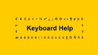 Keyboard help logo