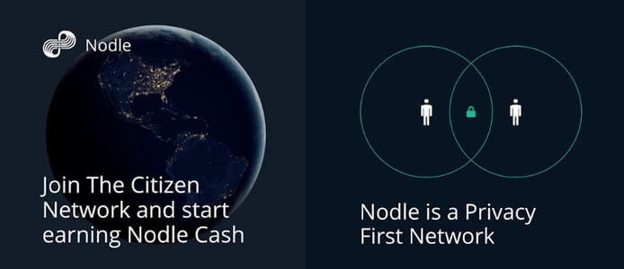 Picture of globe and text reading: Join the Citizen Network and start earning cash Picture of globe and text reading: Join the Citizen Network and start earning cash