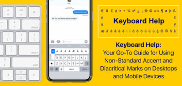 Keyboard Help Delivers Tips For Non Standard Marks