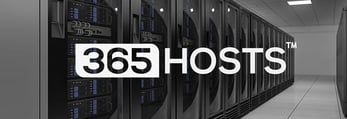 365Hosts logo and datacenter photo 365Hosts logo and datacenter photo