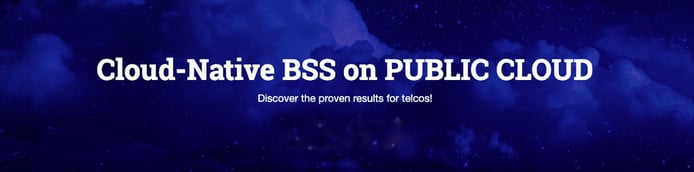 Cloud-Native BSS on Public Cloud Cloud-Native BSS on Public Cloud
