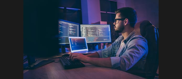 A open-source contributor working on a bug fix A open-source contributor working on a bug fix