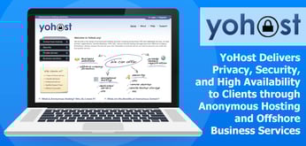YoHost Delivers Privacy, Security, and High Availability to Clients through Anonymous Hosting and Offshore Business Services