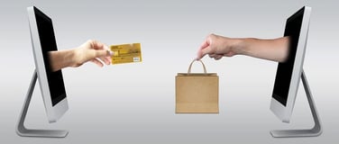 Illustration of an ecommerce transaction