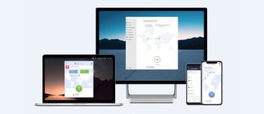 Screenshots of VPN Unlimited on various devices