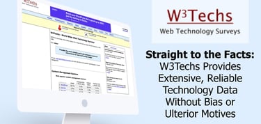 W3techs Delivers Facts Without The Bias