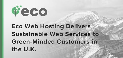 Eco Web Hosting Delivers Sustainable Services