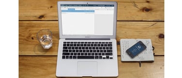 SME platform on laptop