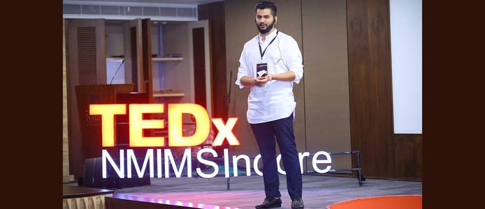 Navrajvir Singh pictured at a TED Talk Navrajvir Singh pictured at a TED Talk