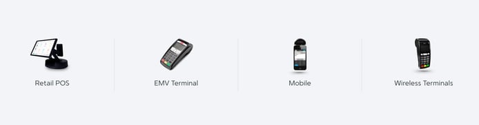The company also offers a selection of affordable point-of-sales systems and payment terminals