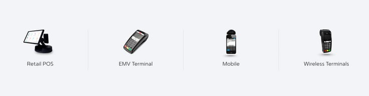 The company also offers a selection of affordable point-of-sales systems and payment terminals