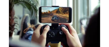 Shadow streaming on a controller-paired smartphone