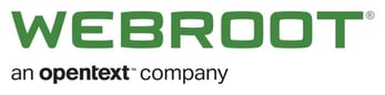 Webroot logo and tagline Webroot logo and tagline