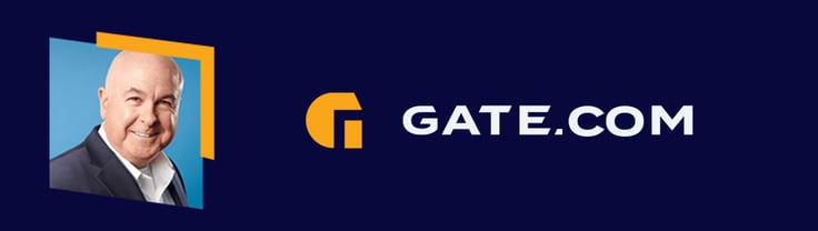 John Enright, President at NetNation, and Gate.com logo