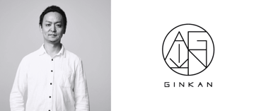 Founder and CEO Tomochika Kamiya and GINKAN logo