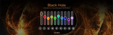BlackHole soundscape