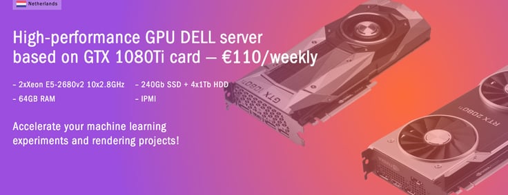 Graphic showing cards used in GPU server