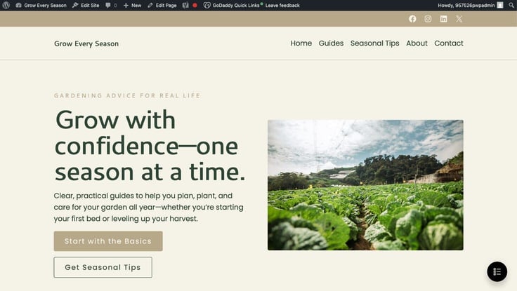 My WordPress site My WordPress site