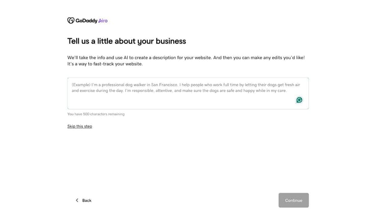 tell me about your business tell me about your business