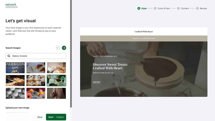 Network Solutions site builder Network Solutions site builder
