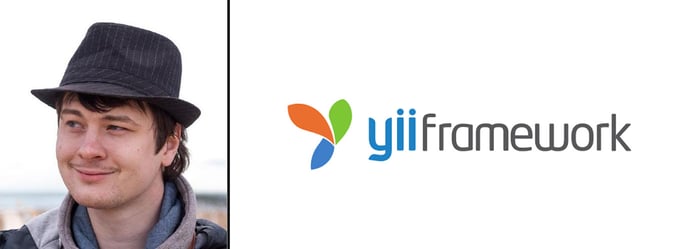 Alexander Makarov, Core Developer at Yii, and company logo Alexander Makarov, Core Developer at Yii, and company logo