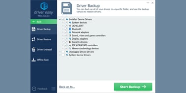 Driver easy backup screenshot