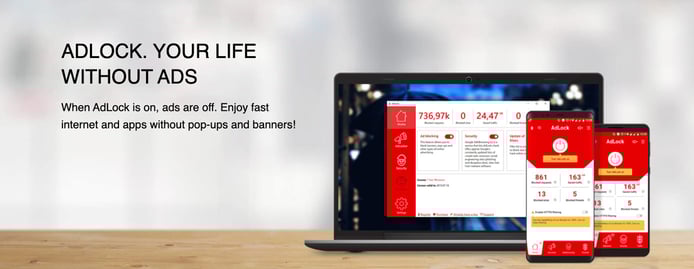 Screenshot of AdLock devices Screenshot of AdLock devices