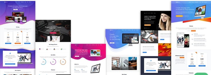 Screenshot of ExtendThemes website examples
