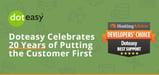 Doteasy Celebrates 20 Years of Putting the Customer First with In-House Support for its Hosting and Site-Building Services