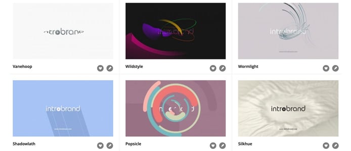 Template screenshots Template screenshots